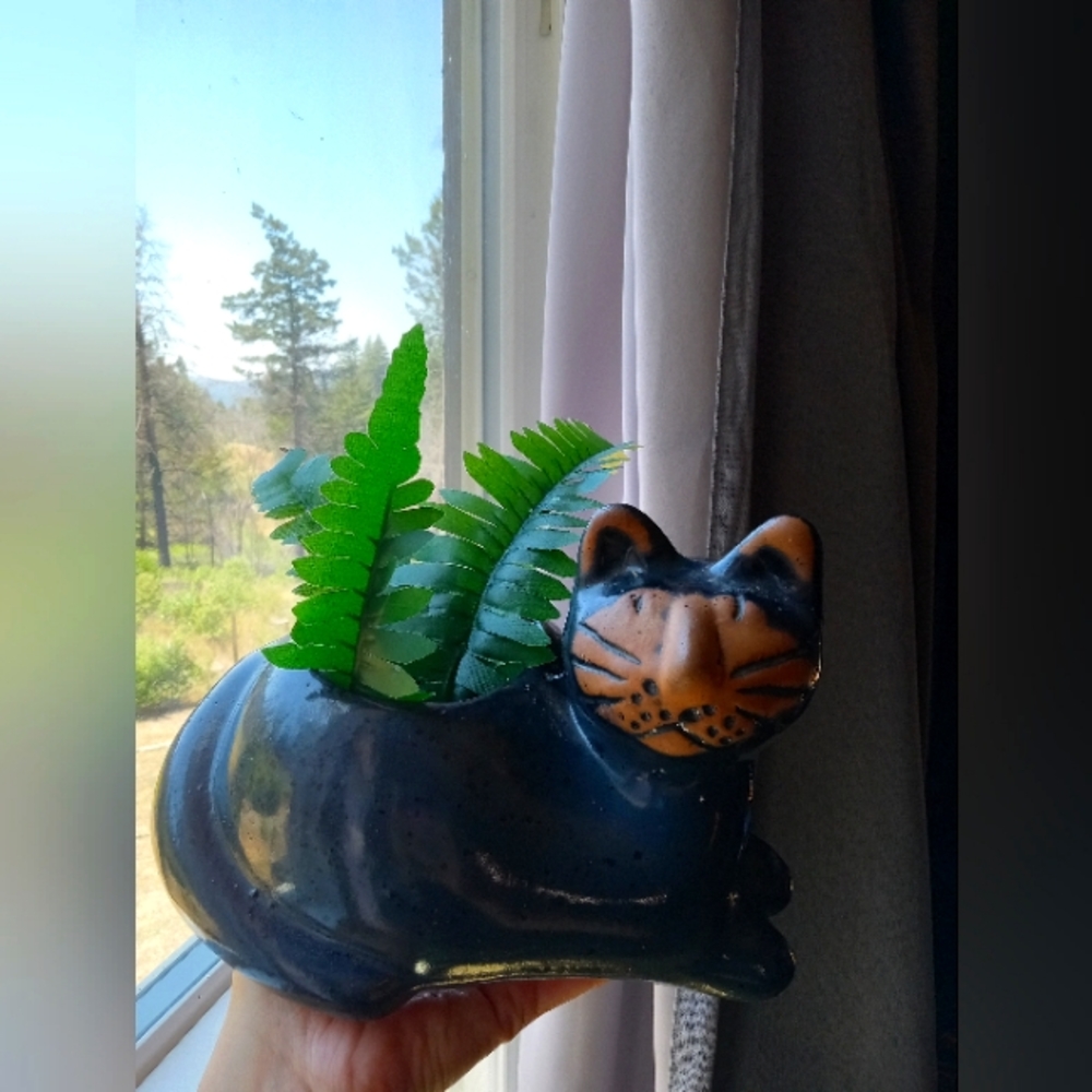 Cat planter